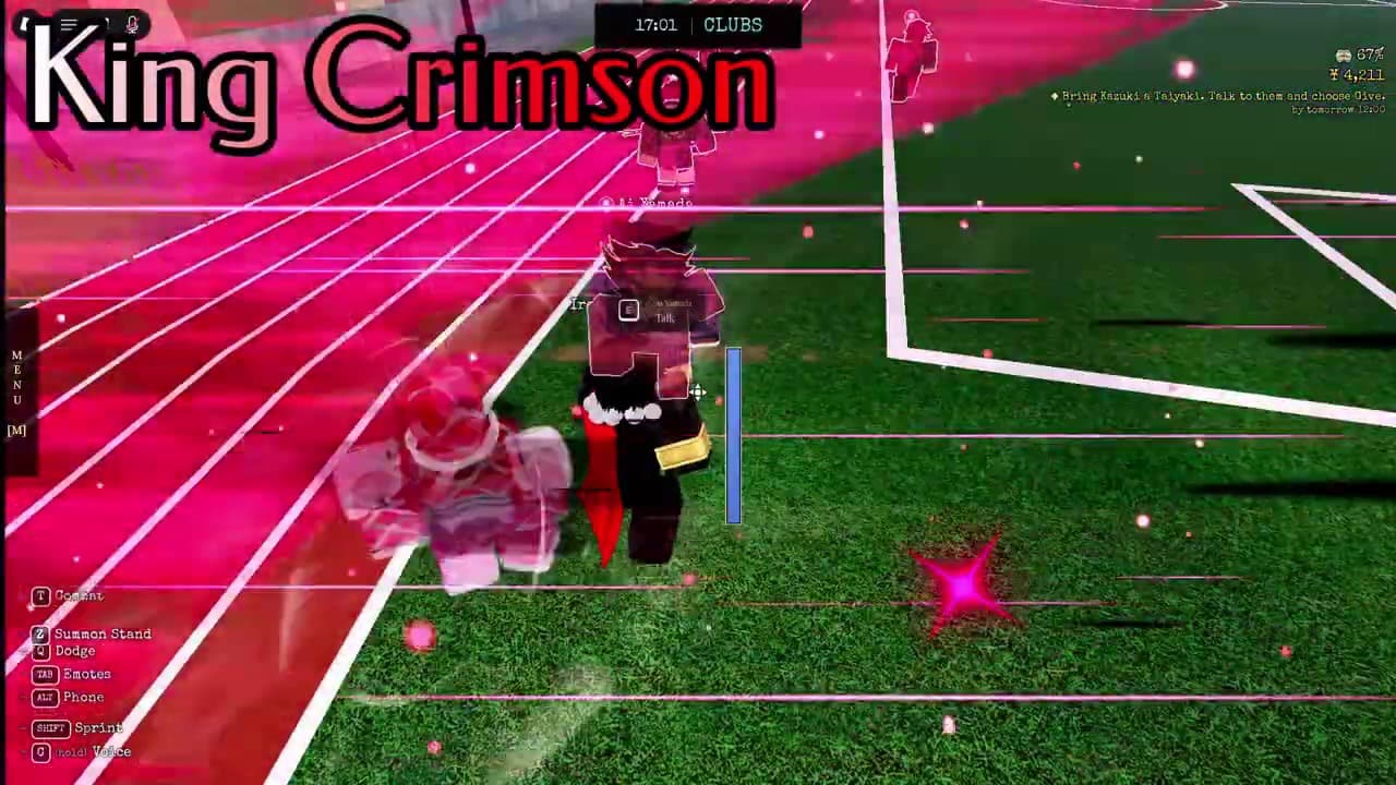 King Crimson gameplay in Morioh High