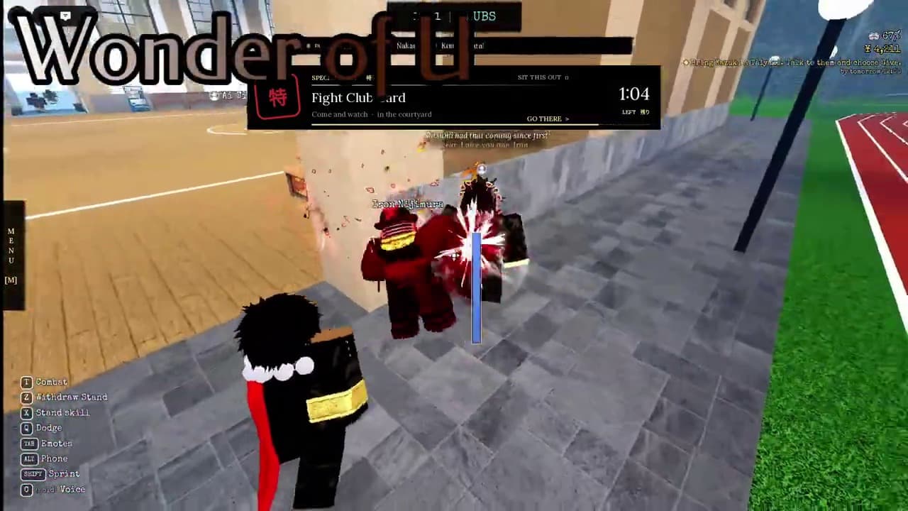 Wonder of U gameplay in Morioh High