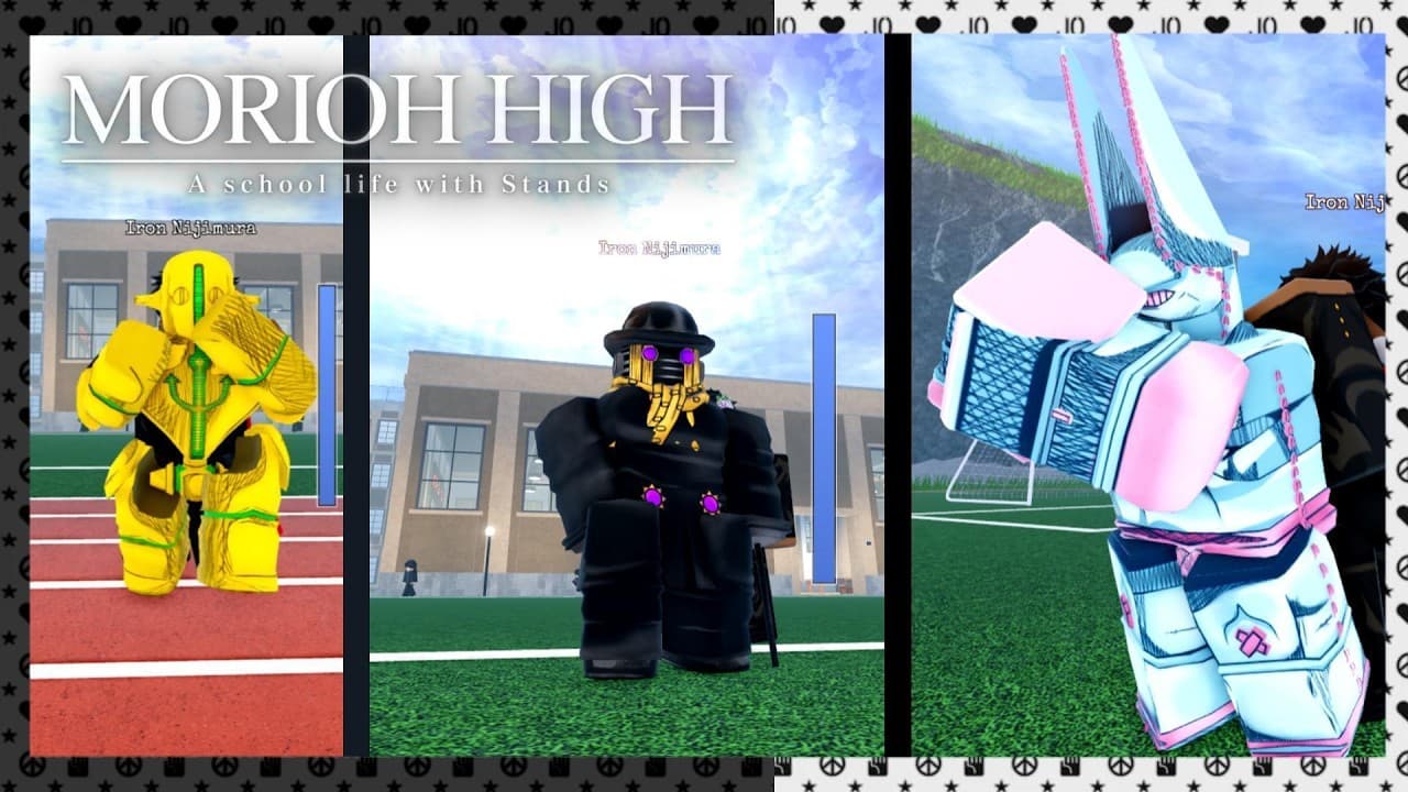 All 12 Stands showcase in Morioh High